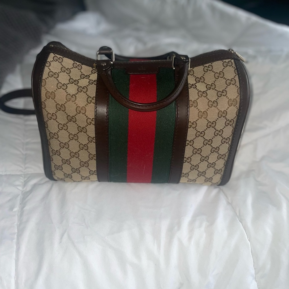 Mini Gucci Duffel Bag with strap 100% authentic *check photos*